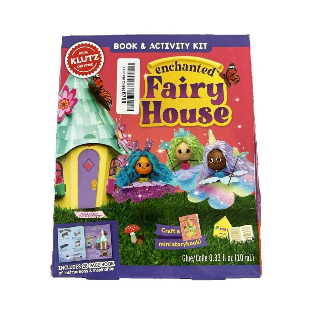 Klutz Enchanted Fairy House Book and Activity Set NEW SEALED Crafts Fairies Girl